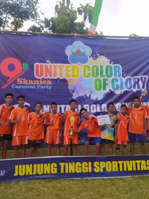 JUARA III BOLA VOLI PUTRA DALAM RANGKA HUT SMK NEGERI 1 CANGKRINGAN KE-19