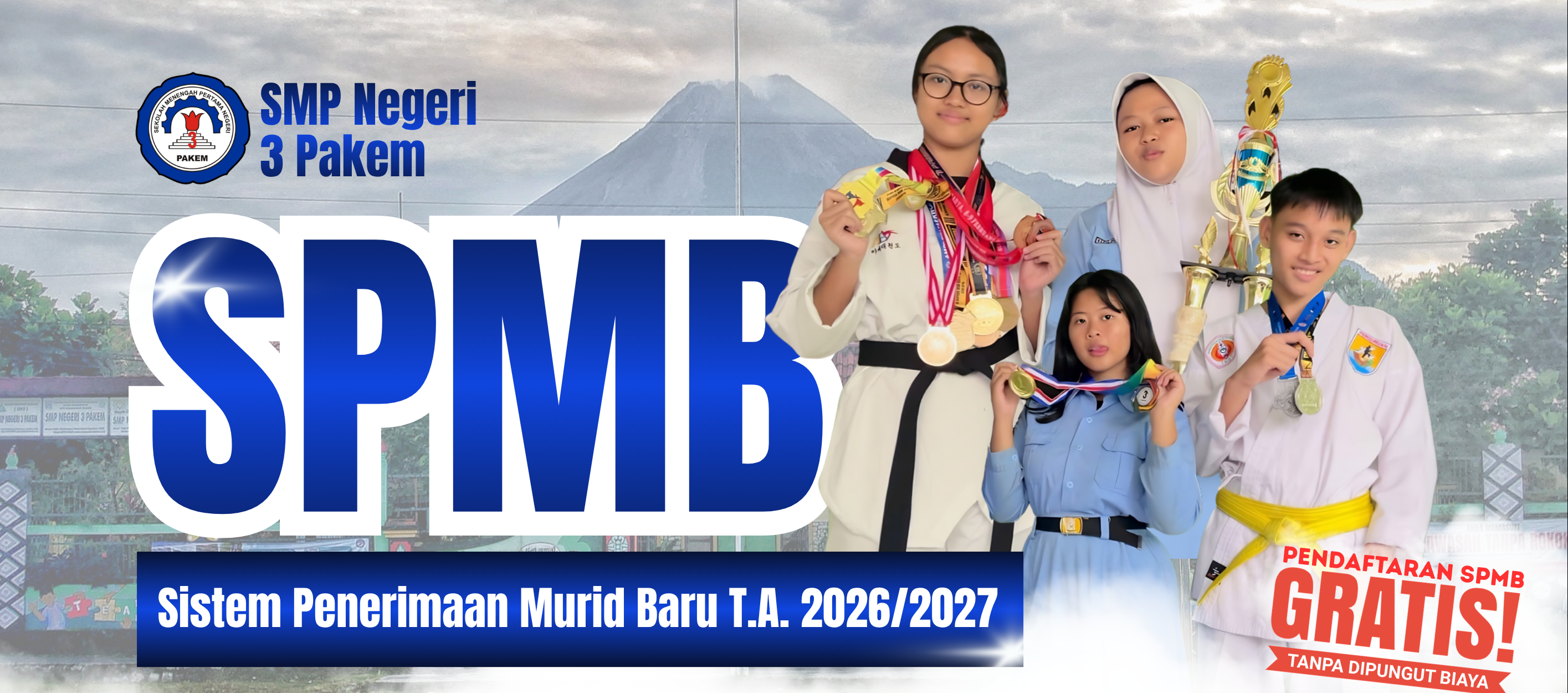 INFORMASI SPMB SMP NEGERI 3 PAKEM TAHUN AJARAN 2026/ 2027