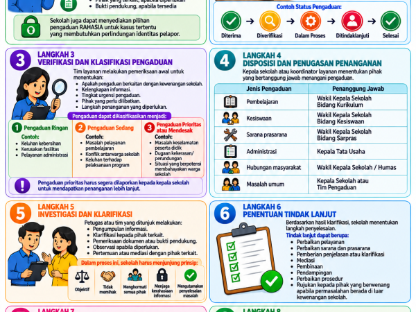 STANDAR OPERASIONAL PROSEDUR (SOP) DAN LAYANAN PENGADUAN SMP NEGERI 3 PAKEM